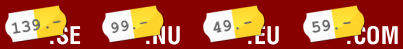 Domänpriser
